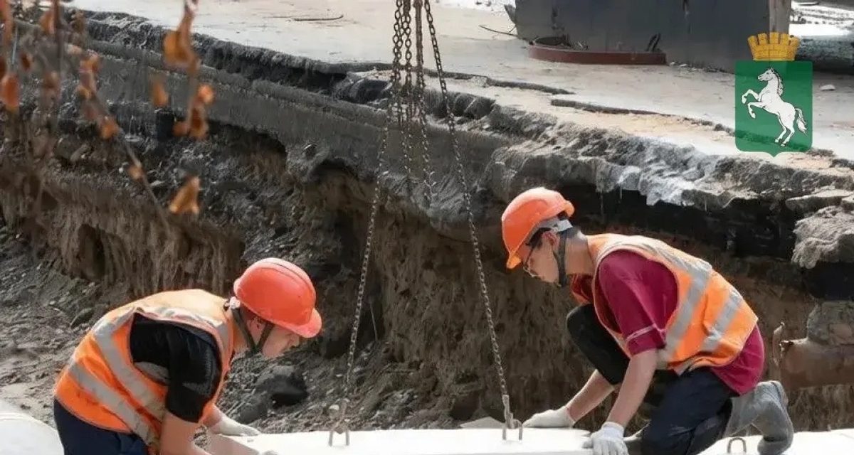 В Томске началась реконструкция тепломагистрали на Московском тракте