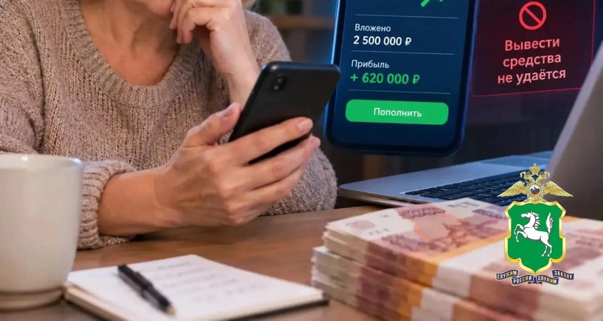 Жительница Стрежевого отдала мошенникам 2,5 млн рублей в надежде заработать на инвестициях